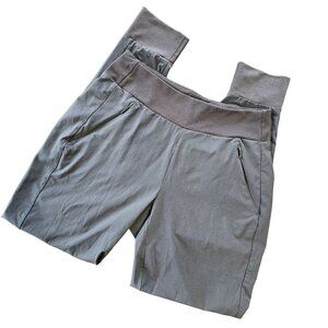 Athleta womens Joggers sweatpants Ribbed ankle sz 2